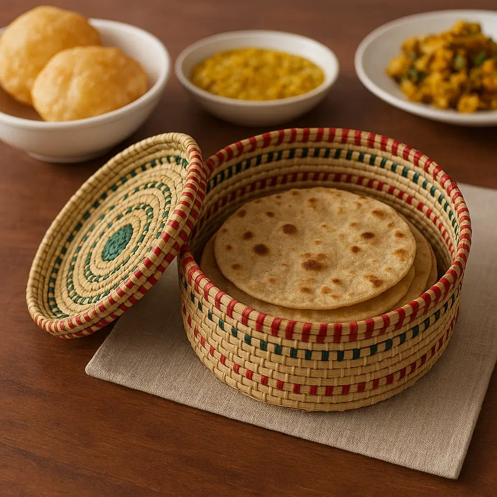 Traditional Casserole Green and Red